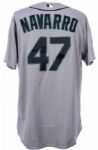 2012 Jaime Navarro Seattle Mariners Game Worn Road Jersey (MEARS LOA/MLB Hologram)