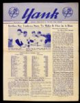 1953 New York Yankees "Yank" Magazine w/ Whitey Ford Mickey Mantle