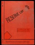 1950 National Association Reserve List of 10,000 Players w/ Mickey Mantle Eddie Mathews Whitey Ford Hoyt Wilhelm Earl Weaver
