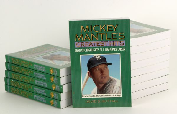 1998 Mickey Mantle New York Yankees "Mickey Mantles Greatest Hits" Book - Lot of 20