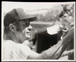 1972 Mickey Mantle Original UPI Photo New York Yankees 8" x 10" 