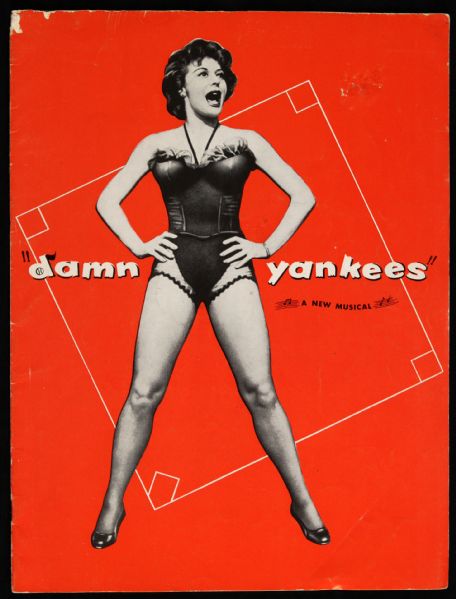1955 Damn Yankees Musical Program