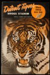 1952 Detroit Tigers New York Yankees Briggs Stadium Program w/ Mickey Mantle (Scored)
