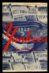 1953 New York Yankees Washington Senators Program (Scored)