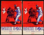 1964 New York Yankees Chicago White Sox Scored Programs (Lot of 2)