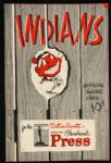 1951 Cleveland Indians New York Yankees Cleveland Stadium Scored Program w/ Bob Lemon Complete Game 3 Hitter