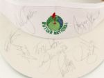 1990's Butler National Golf Visor Signed by 8 Golfers Payne Stewart Seve Ballesteros Tom Watson (JSA)