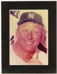 1970s Mickey Mantle New York Yankees 20" x 26" Matted Photo