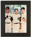 1960s Mickey Mantle Roger Maris Yogi Berra New York Yankees 20" x 24" Matted Photo