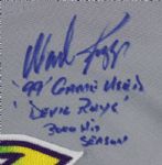 1999 Wade Boggs Tampa Bay Devil Rays Signed Game Worn Road Jersey (MEARS A10 / Boggs LOA/JSA) Final/3,000th Hit Season
