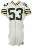 1995 George Koonce Green Bay Packers Game Worn Road Jersey (MEARS LOA/JSA)