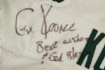 1995 George Koonce Green Bay Packers Game Worn Road Jersey (MEARS LOA/JSA)