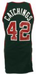 1979-81 Harvey Catchings Milwaukee Bucks Game Worn Road Jersey (MEARS A10 / Property of Milwaukee Bucks Tag) 