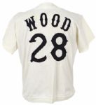 1977-78 Wilbur Wood Chicago White Sox Signed Batting Practice Jersey (MEARS LOA/JSA) Rare Softball Style