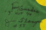 1957 Historic Green Bay Packers Autographed Welcome to the New Green Bay Stadium 32 x 48 Stadium Banner w/ 26 Signatures: Bart Starr, Tony Canadeo & More (JSA)