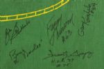1957 Historic Green Bay Packers Autographed Welcome to the New Green Bay Stadium 32 x 48 Stadium Banner w/ 26 Signatures: Bart Starr, Tony Canadeo & More (JSA)