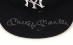 1980's Mickey Mantle New York Yankees Signed New Era Size 3 7/8 Cap (JSA)