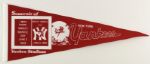 1969 Mickey Mantle Day Yankee Stadium Full Size 30" Pennant 