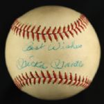 1960s circa Signed Mickey Mantle New York Yankees Babe Ruth League Baseball w/ Best Wishes Inscription Early Signature (JSA)