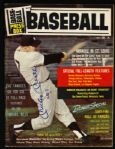 1965 Mickey Mantle New York Yankees Signed & Inscribed ("No. 7") Press Box Baseball Magazine (JSA)