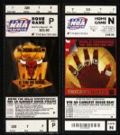 1996-98 Chicago Bulls United Center NBA Playoffs Ticket Stubs - Lot of 2