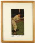 1950s circa Signed Framed Display Mickey Mantle New York Yankees  17" x 21" (JSA)
