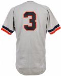 1988 Alan Trammell Detroit Tigers Game Worn Batting Practice Jersey (MEARS LOA)