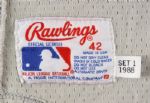 1988 Alan Trammell Detroit Tigers Game Worn Batting Practice Jersey (MEARS LOA)