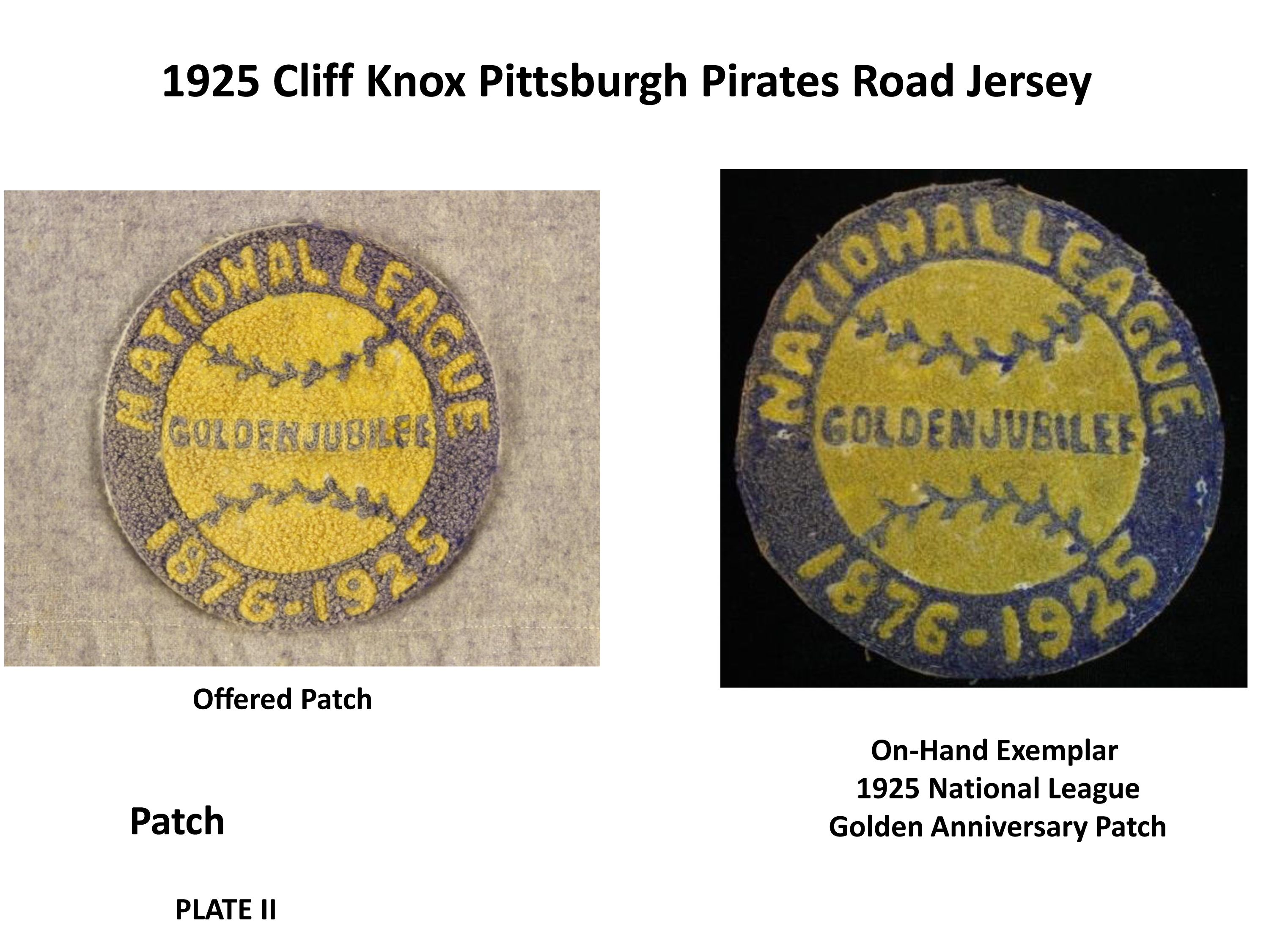 Commemorative 1925 Pittsburgh Pirates place mat - from Webster