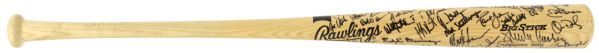 1992-93 New York Mets Multi Signed Bat w/About 50 Signatures Including Eddie Murray, Ralph Kiner, Doc Gooden & More (MEARS LOA)