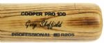 1989-91 Gary Sheffield Milwaukee Brewers Cooper Professional Model Game Bat (MEARS A5)