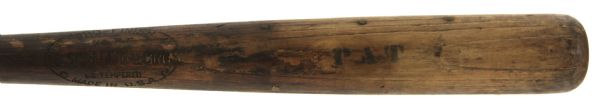 1927 J.T. Shamrock A.G. Spalding & Bros. Professional Model Game Used Bat (MEARS LOA) Sidewritten "J.T. Shamrock 8-31-27"