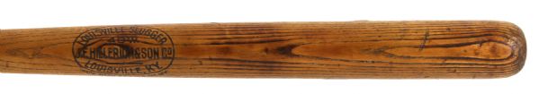 1911-16 Blank Barrel J.F. Hillerich & Son Louisville Slugger 40W Professional Model Bat (MEARS LOA)