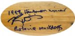1998 Ricky Williams Heisman Winner Batavia Muckdogs Signed Game Used Louisville Slugger Professional Model Bat (MEARS LOA)