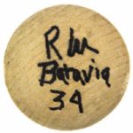 1998 Ricky Williams Heisman Winner Batavia Muckdogs Signed Game Used Louisville Slugger Professional Model Bat (MEARS LOA)