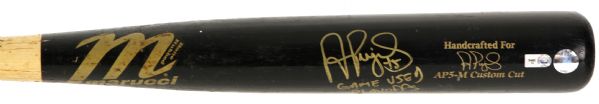 2011 Albert Pujols St. Louis Cardinals Signed Marucci Professional Model Playoff Used Bat ( MEARS A10 / MLB Hologram - PSA/DNA)