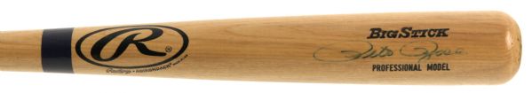 1998-2001 Pete Rose Cincinnati Reds Signed Rawlings Adirondack Professional Model Bat (JSA)
