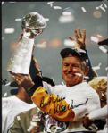 1999 Dick Vermeil St. Louis Rams Signed 8" x 10" Photo *JSA*