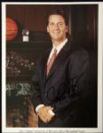 2000-09 John Calipari Memphis Tigers Signed 8" x 10" Photo *JSA*