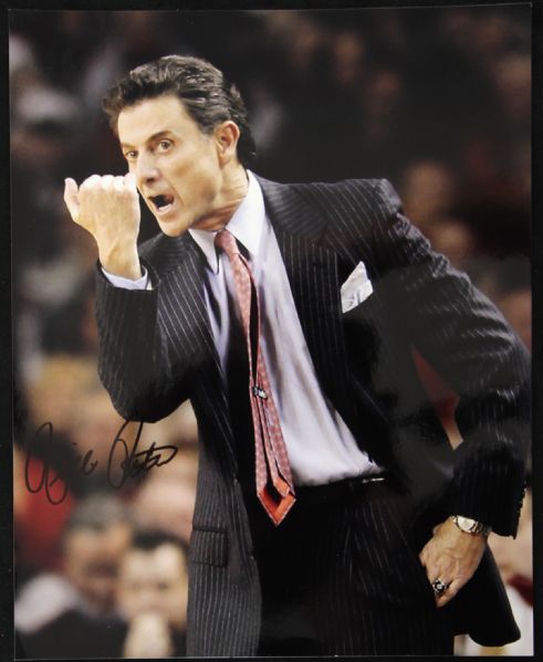 2000s Rick Pitino Louisville Cardinals Signed 8" x 10" Photo *JSA*