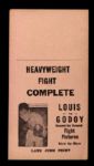 1940 Joe Louis Arturo Godoy World Heavyweight Title Fight Handbill