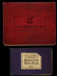 1910s D&M Sporting Goods Baseball & Spalding Basketball Scorebooks (Scored)