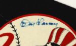 1950's-60's Signed New York Yankees Pennant Photos Berra Larsen Skowron Blanchard Boyer  (Lot of 4)