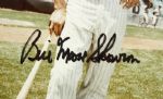 1950's-60's Signed New York Yankees Pennant Photos Berra Larsen Skowron Blanchard Boyer  (Lot of 4)