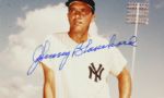 1950's-60's Signed New York Yankees Pennant Photos Berra Larsen Skowron Blanchard Boyer  (Lot of 4)