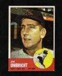 1963 Jim Umbricht Houston Colt .45s Signed Topps #99 Trading Card (JSA)