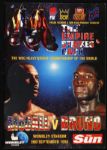 1992-95 Frank Bruno British Heavyweight Champion Fight Program Collection - Lot of 3