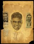 1920s circa Jack Dempsey World Heavyweight Champion Signed Scrapbook Page *JSA*