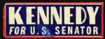 1952 Kennedy For U.S. Senator 3.5" x 10" Paper Broadside