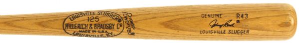 1977-79 Johnny Bench Cincinnati Reds H&B Louisville Slugger Professional Model Team Index Bat (MEARS LOA)